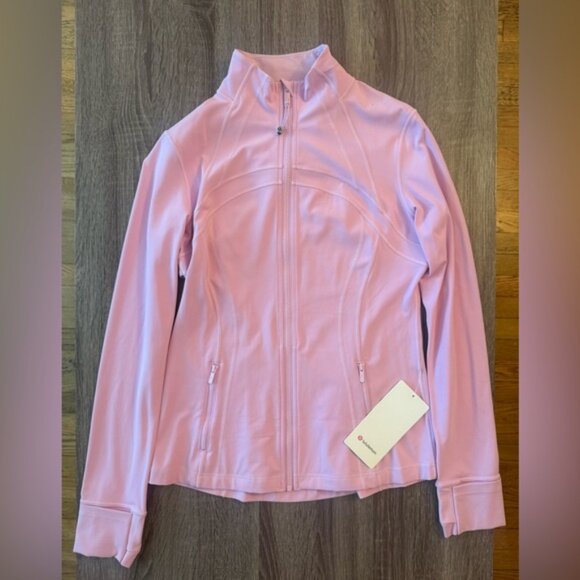 New with tags Lululemon Define Jacket Nulu. Light Pink. Vita Pink. Size 10. - Picture 1 of 14